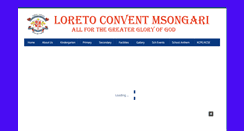 Desktop Screenshot of loretoconventmsongari.com