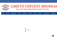 Tablet Screenshot of loretoconventmsongari.com